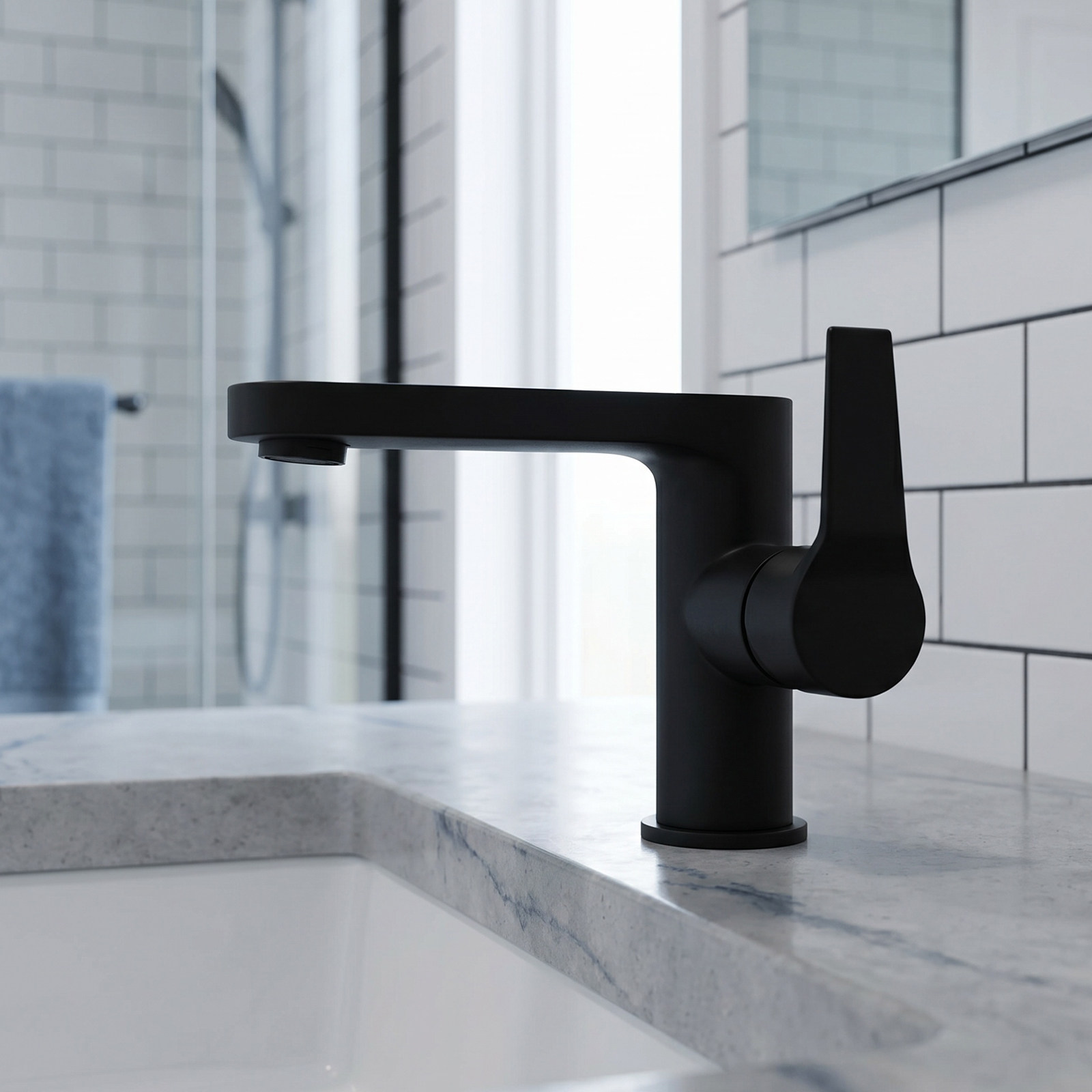 Basin Mixer Cartridge - Pengganti Gagang Keran Wastafel Warna Hitam