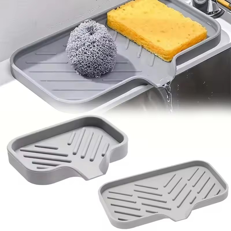 Silicone Tap Washer - Rak Penyimpanan Spons Sabun Silikon untuk