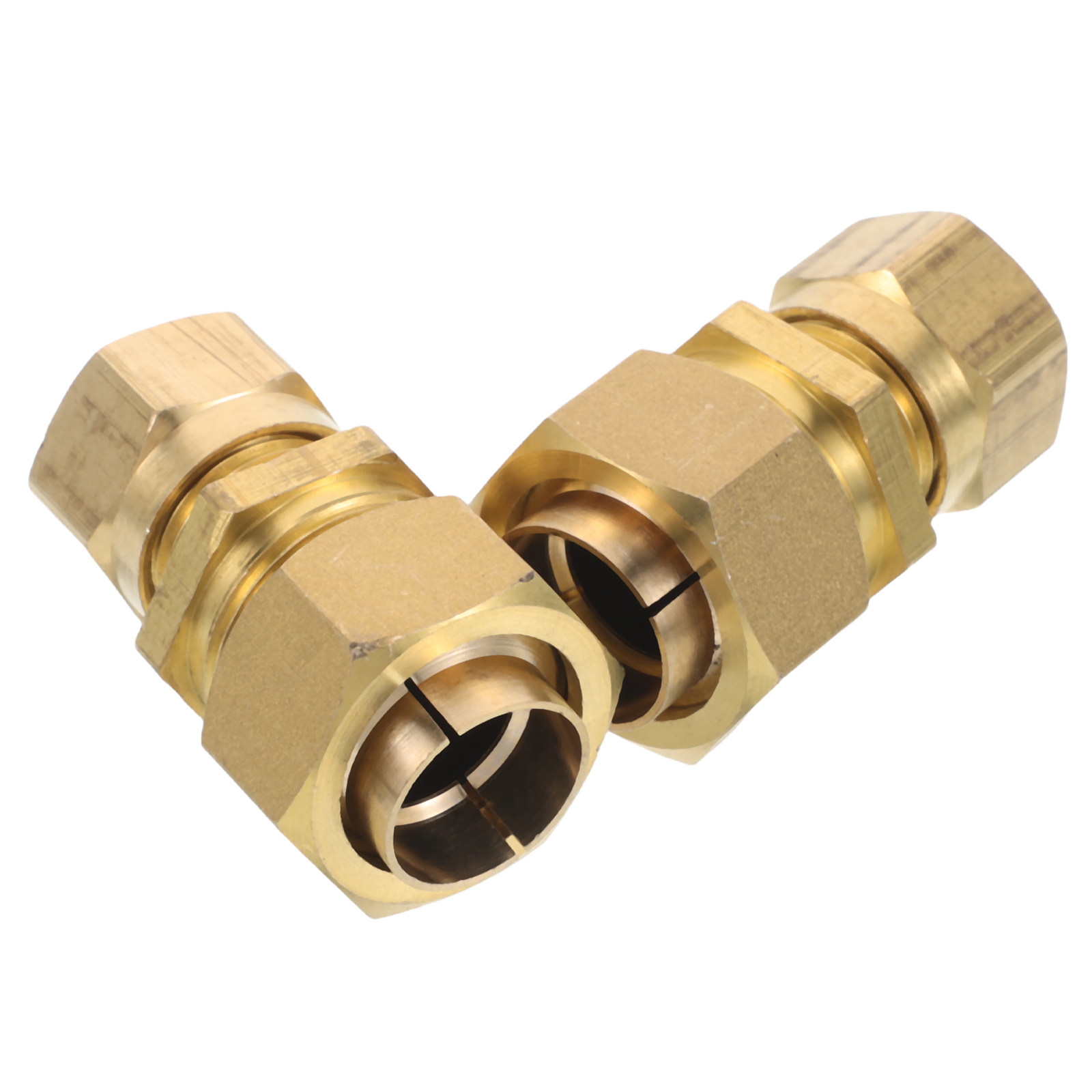 2 buah sambungan pipa kuningan - Compression Fitting Brass ulasan dan harga