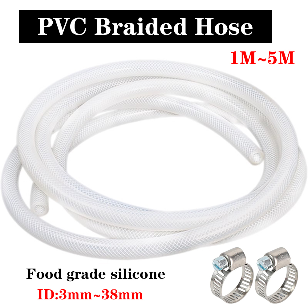 1M selang PVC fleksibel bening - Flexible Hose Braided ulasan dan harga