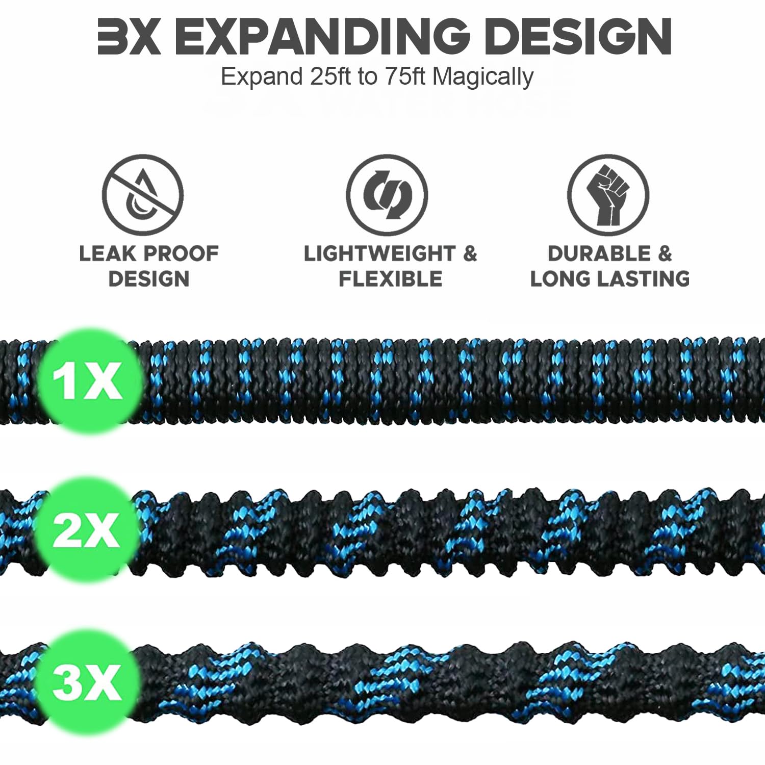 Selang taman yang dapat diperl - Flexible Hose Braided ulasan dan harga