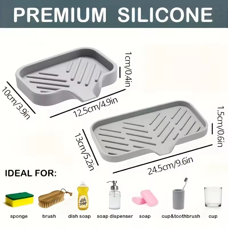 Rak Penyimpanan Spons Sabun Si - Silicone Tap Washer ulasan dan harga
