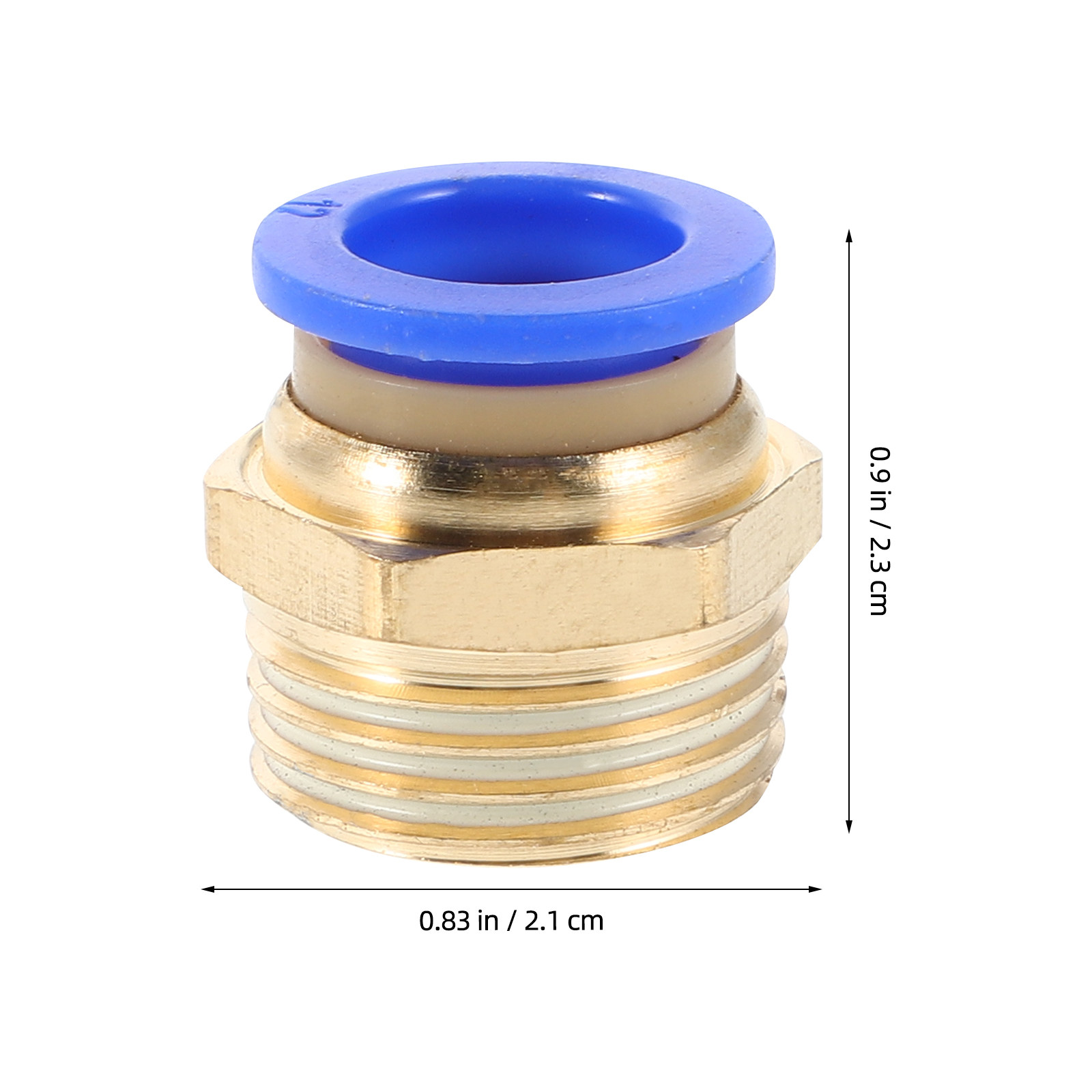 6 buah Konektor Pneumatik Cepa - Compression Fitting Brass ulasan dan harga