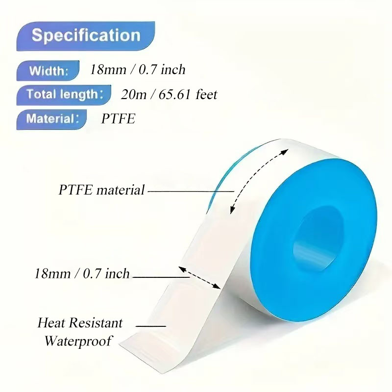 2/5 Buah 17Mm X 20M Benang Pen - Ptfe Tape Thread ulasan dan harga